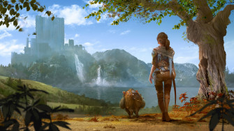 Wallpaper Girl World Futuristic 4k Art
