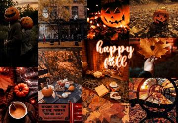 Autumn Collage Wallpaper Happy Fall For Pc Fab