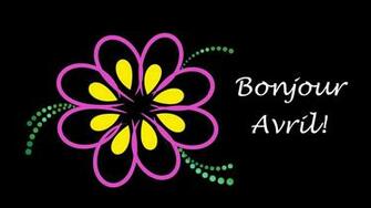 Bonjour Avril HD Wallpaper Background Image Id