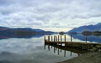 Derwent Water Calm Lake Desktop Background Pixels