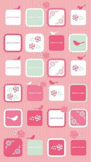 iPhone Pink Icons Wallpaper All Things And Girly