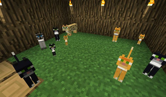 Minecraft Cat Wallpaper