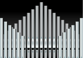 Pipe Organ Background Vector