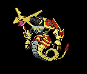 Rayquaza Digimon Pokemon Sprite Fusion By Distorted On
