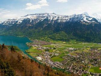 Interlaken Switzerland Oc Wallpaper