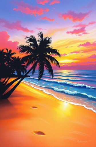 Sunset Beaches Wallpaper