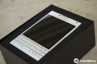 White Blackberry Passport Unboxing Crackberry