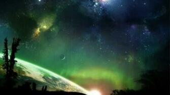 High Definition Wallpaper HD Fantasy Forest Space