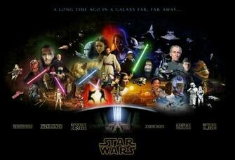 Star Wars Complete Saga Poster Fan Art