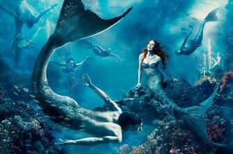 Mermaids 3d Wallpaper Mansion