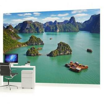 Vietnam Landscape Rural Scenery Photo Wallpaper Picture Wall Mural
