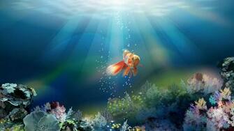 Fish Wallpaper 3d Desktop Cool Walldiskpaper