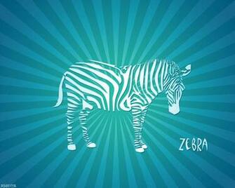 Blue Zebra Wallpaper