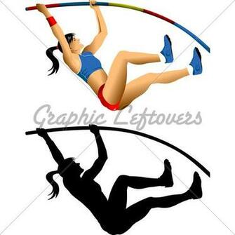 Pole Vault Gl Stock Image