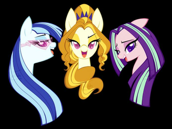 Deviantart Mlp Equstria Girls Dazzlings Magic Equestria
