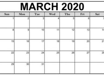 March Calendar Printable Desktop Wallpaper