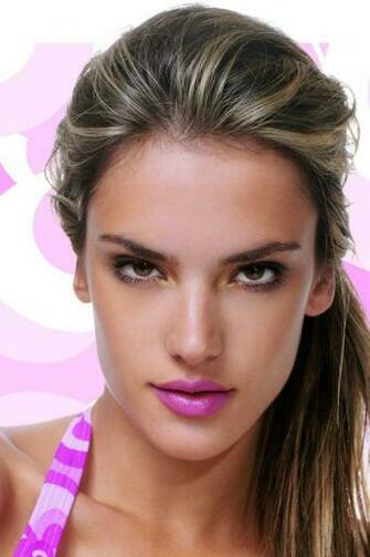 Alessandra Ambrosio Hot Pink Dress Looking Good Mobile Wallpaper