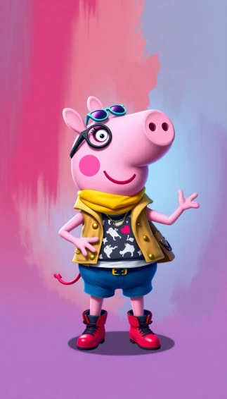 Baddie Peppa Pig Wallpaper