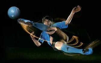 Messi Adidas Gear Flying Kick Wallpaper Lionel
