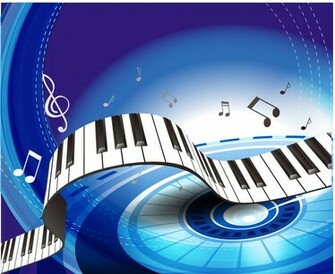 Gorgeous Piano Key Background