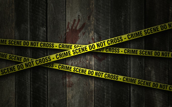 Crime Scene Yellow Tape Wallpaper