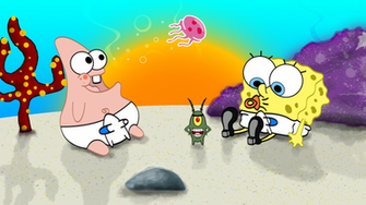 Baby Spongebob Squarepants Wallpaper