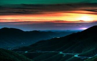 Mountain Sunset Wallpaper