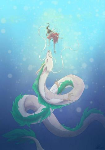 Spirited Away By Tashwharton88 Studio Ghibli Art