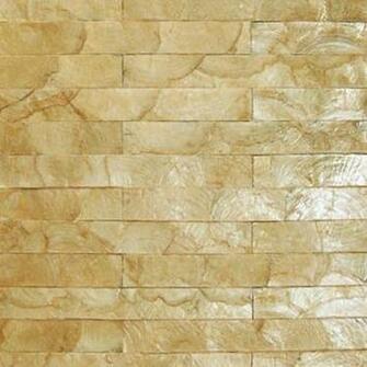 Capiz Shell Wallpaper Gold Square The Eco Decor Store