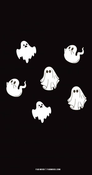 Cute Halloween Wallpaper Aesthetic Fall Illustration