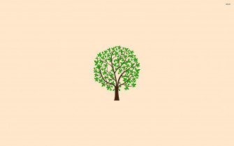 Minimalist Spring Art Photo Wallpaper