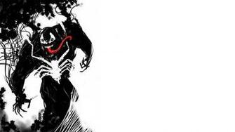 Venom Marvel Comics Symbiote Costume Fan Art White Background Eddie