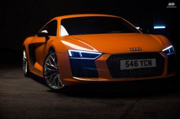 Audi R8 Orange Colour HD Wallpaper X Auto