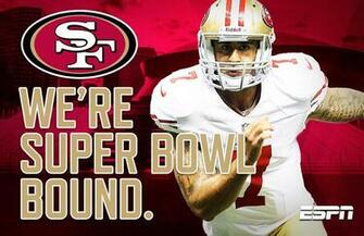 Kaepernick 49ers Super Bowl Bound Logo