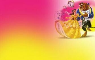 Cartoons Wallpaper Pink Yellow