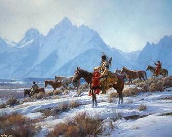 Native American Art By Martin Grelle Desktop Wallpaper