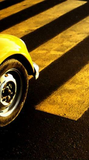 Vintage Vw Beetle Section iPhone Wallpaper
