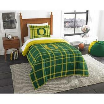 Oregon Ducks Twin Comforter And Sham