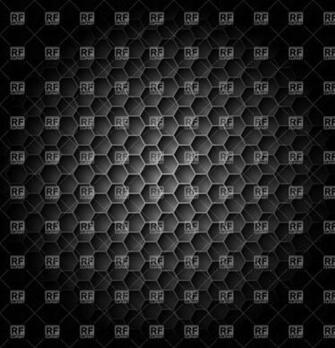 Realistic Black Carbon Honeycomb Background Background