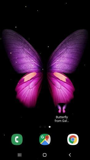 Butterfly From Galaxy Fold Wallpaper For Android Apk