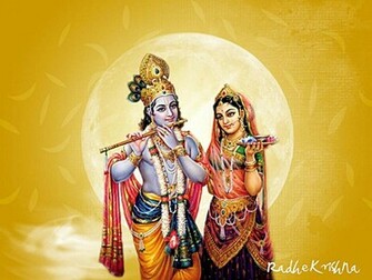 Wallpaper Hindu God Krishna