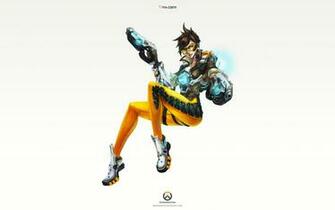 Tracer Overwatch Art 4k Wallpaper HD
