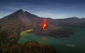 Mount Rinjani Lombok Indonesia Martin Rietze Corbis