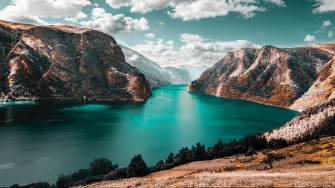 Mobile Wallpaper Nature Water Sky Lakes Mountain Lake Earth
