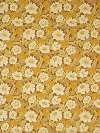 Bloemen Floral Vinyl Wallpaper From The 60s Retro