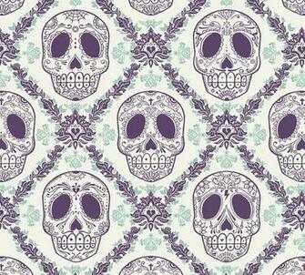 Sugar Skull Wallpaper Patterns Of The Scrapbook Paper