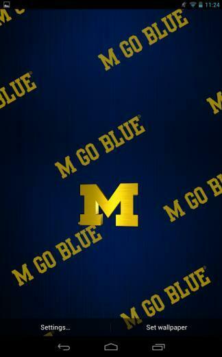 Officially Licensed Michigan Wolverines Live Wallpaper With Animated