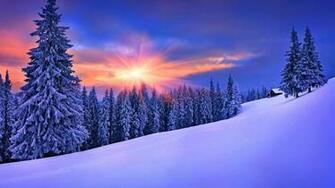 Winter Nature Wallpaper Top Background