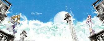 Dual Monitor Background Screen Wallpaper Anime Aria Company