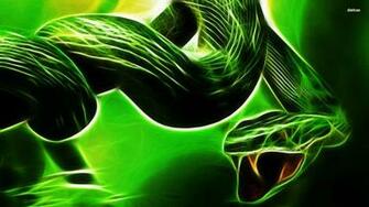 Neon Snake Wallpaper